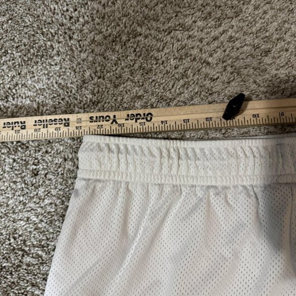 Nike Shorts Womens XL White Mesh Dri Fit Running Athletic Gym DV7966-100 - Picture 7 of 8